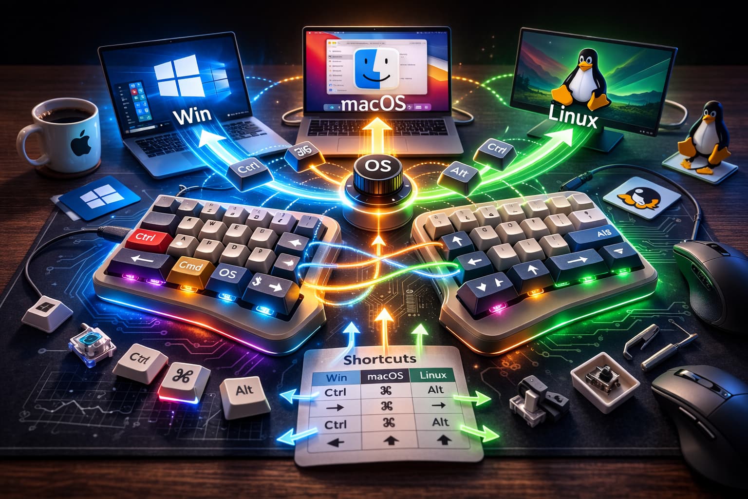 One Keyboard - Any OS